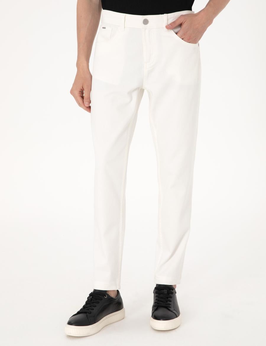 Ekru Jean Pantolon