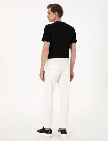 Ekru Jean Pantolon