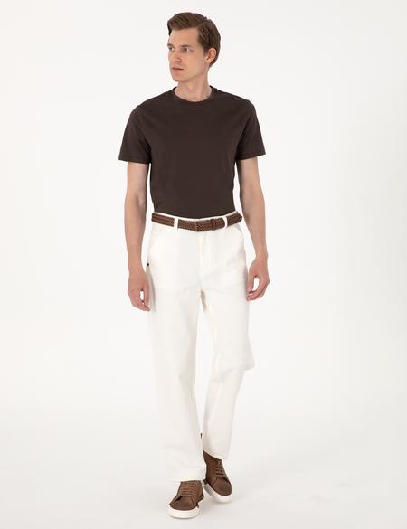 Ekru Loose Fit Jean Pantolon - 50305226068