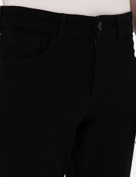 Siyah Straight Fit Jean Pantolon - 50308941006