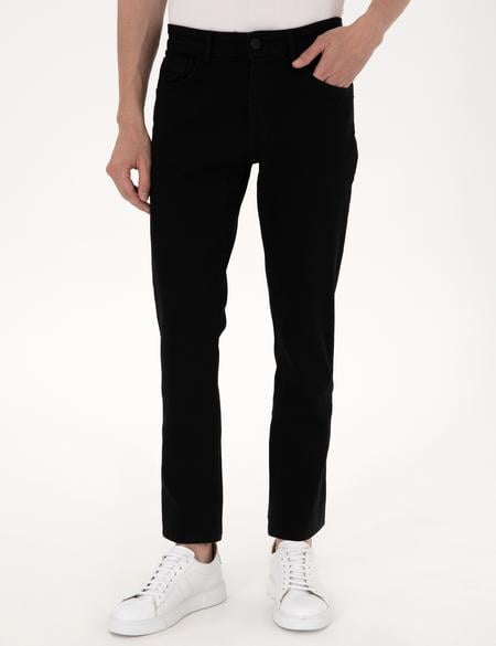 Siyah Straight Fit Jean Pantolon - 50308941006