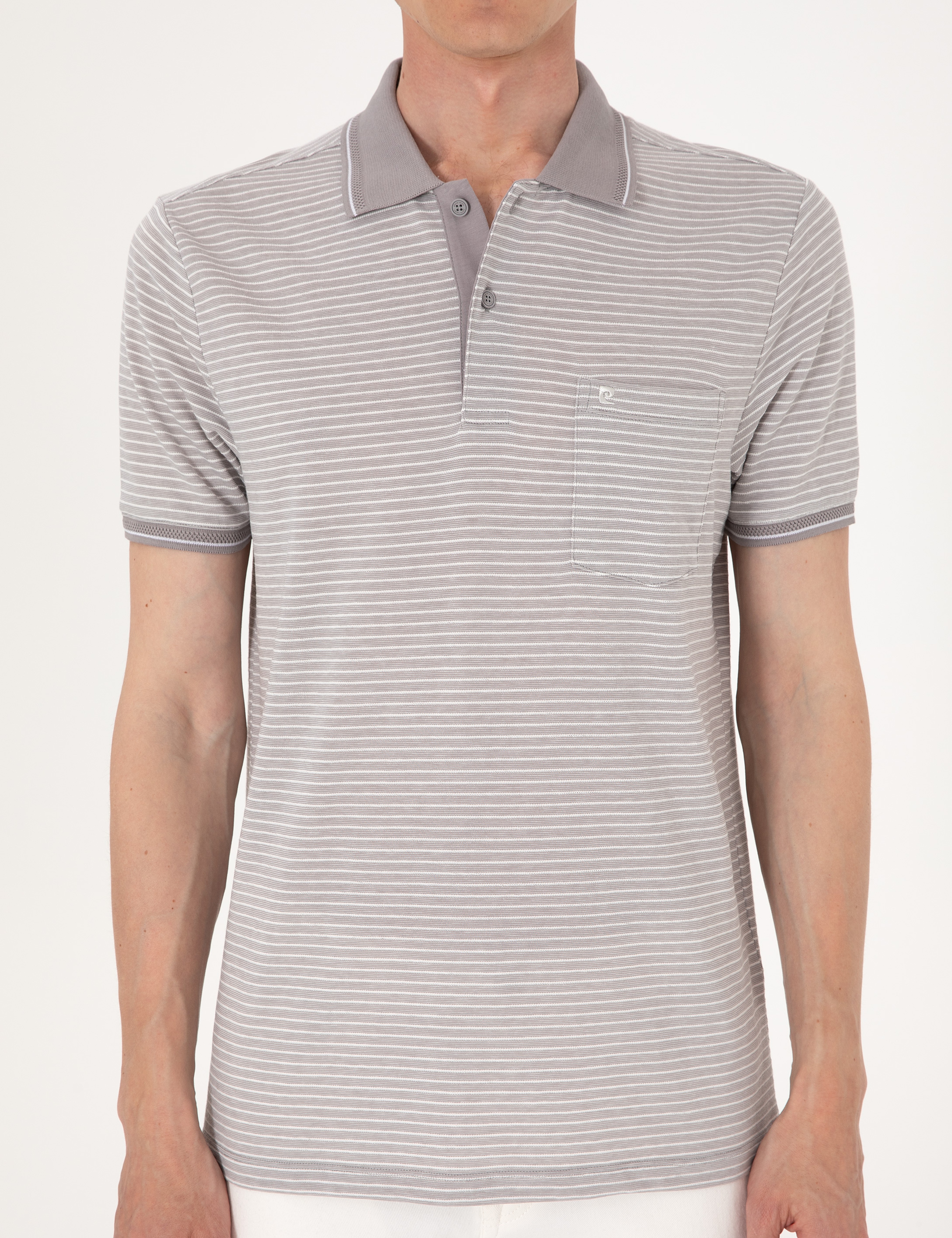 Gri Regular Fit Tişört - Image 6