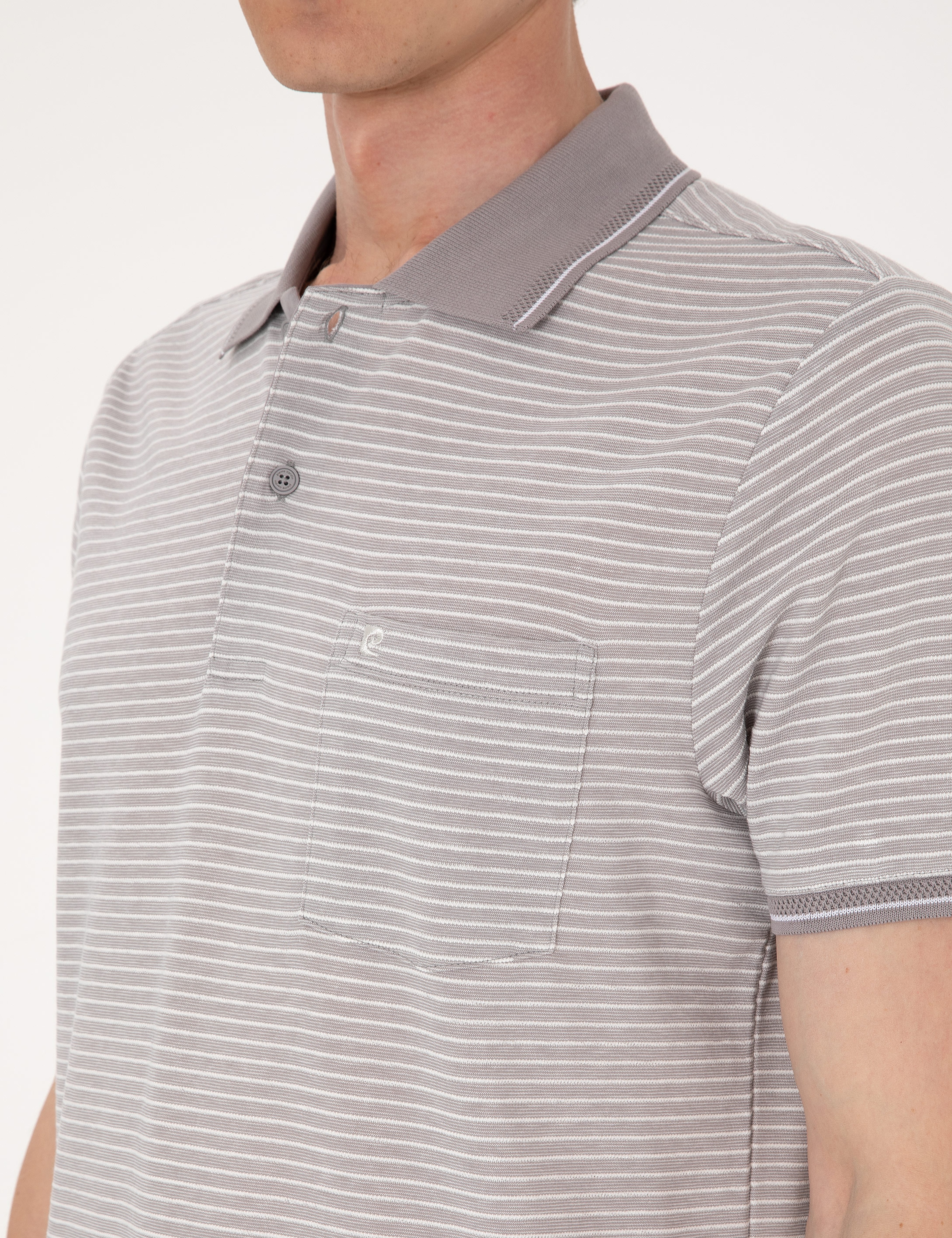 Gri Regular Fit Tişört - Image 7