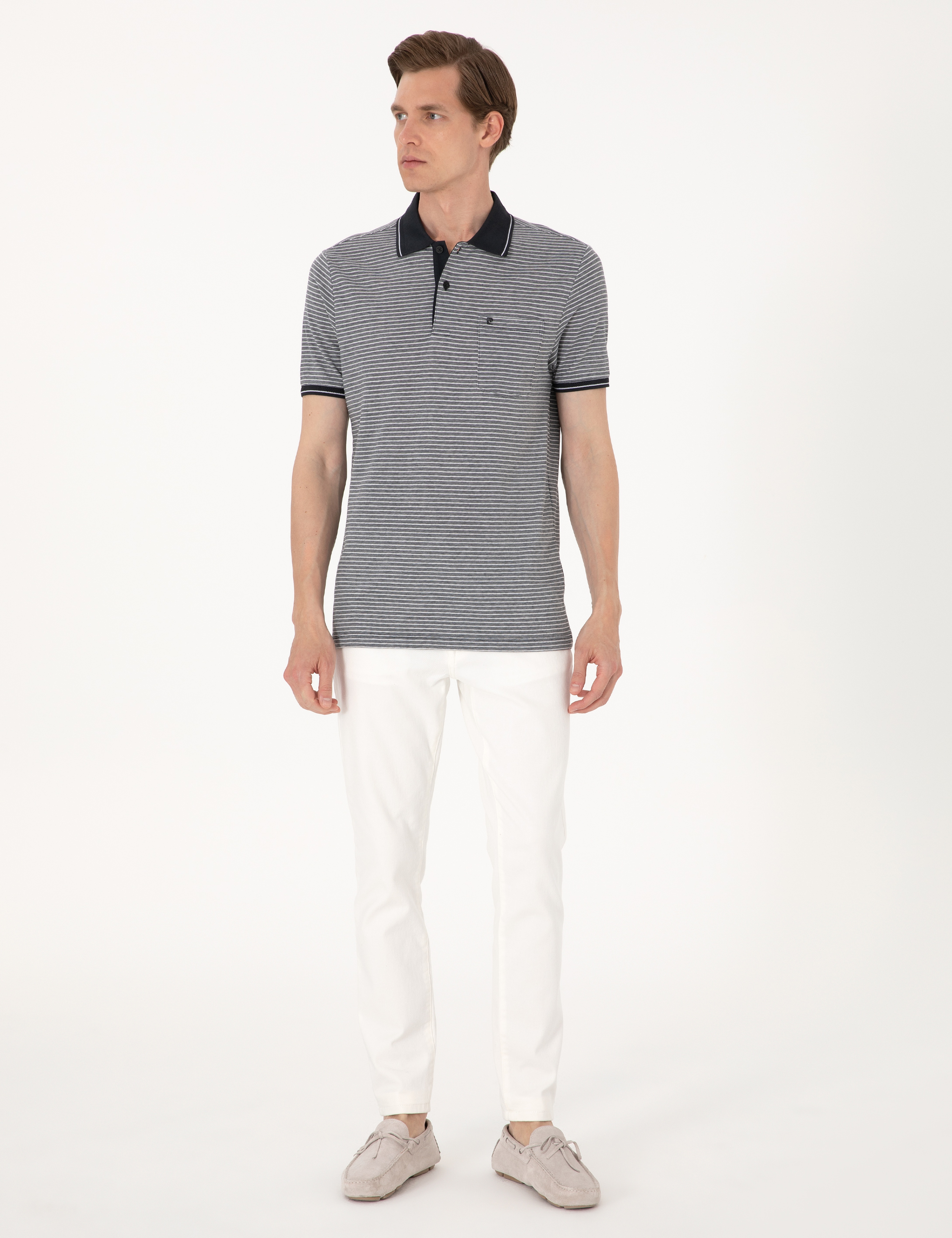 Siyah Regular Fit Tişört - Image 4
