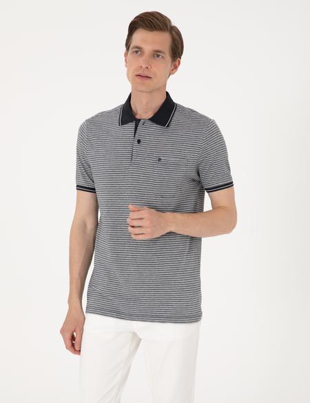 Siyah Regular Fit Tişört - 50307848011