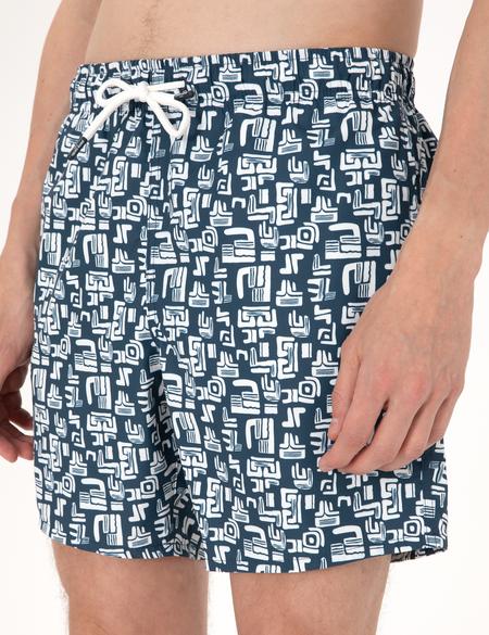 Lacivert Deniz Şortu - 50307957009