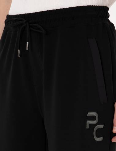 Siyah Comfort Fit Modal Kumaş Örme Şort