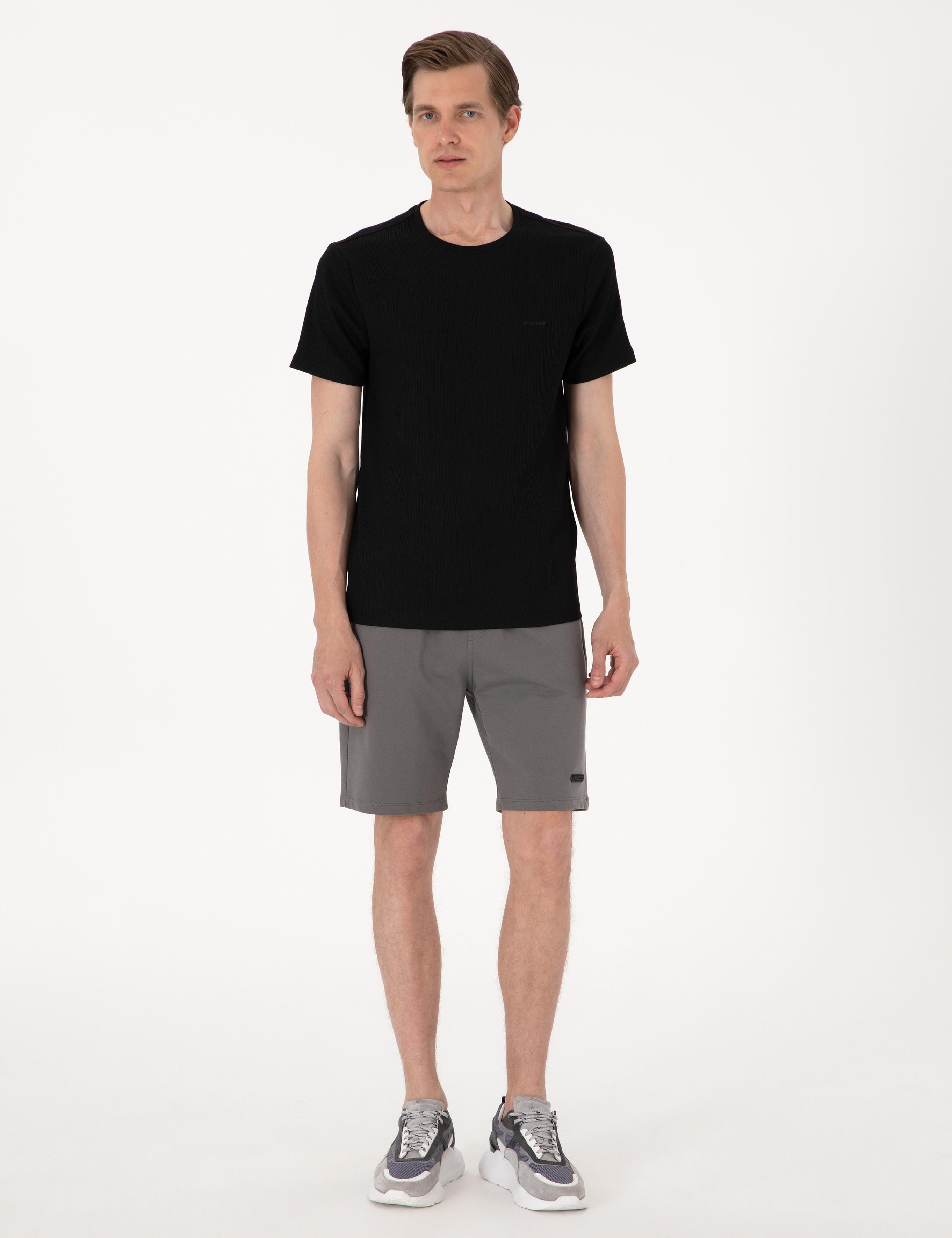 Siyah Slim Fit Tişört