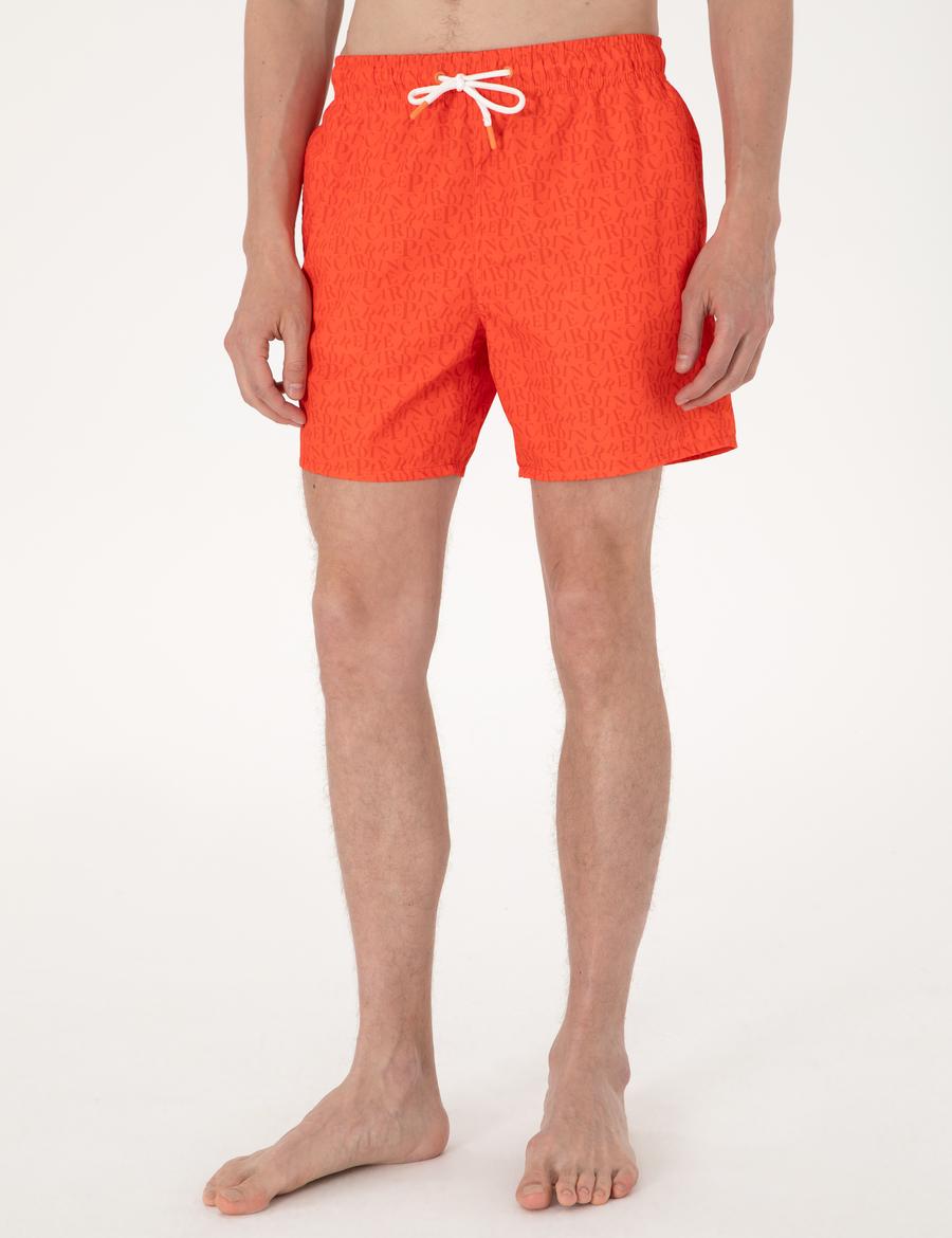 Turuncu Deniz Şortu