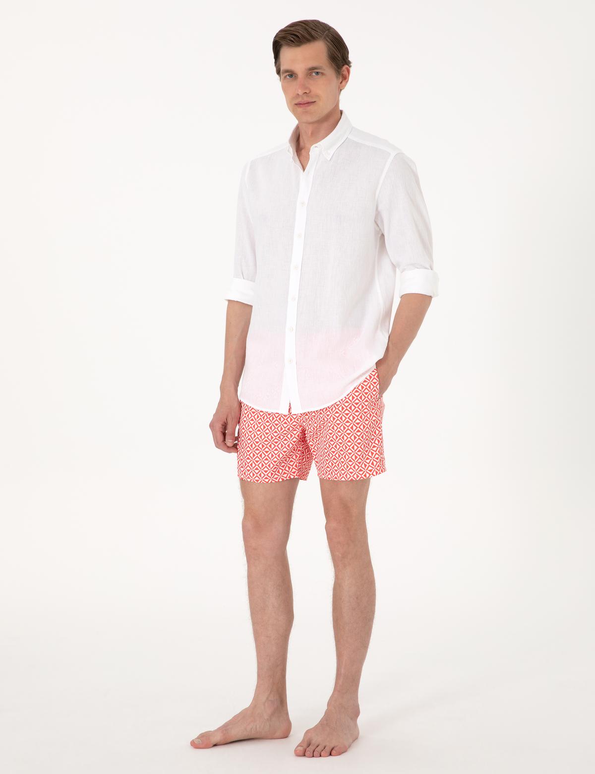 Kırmızı Deniz Şortu