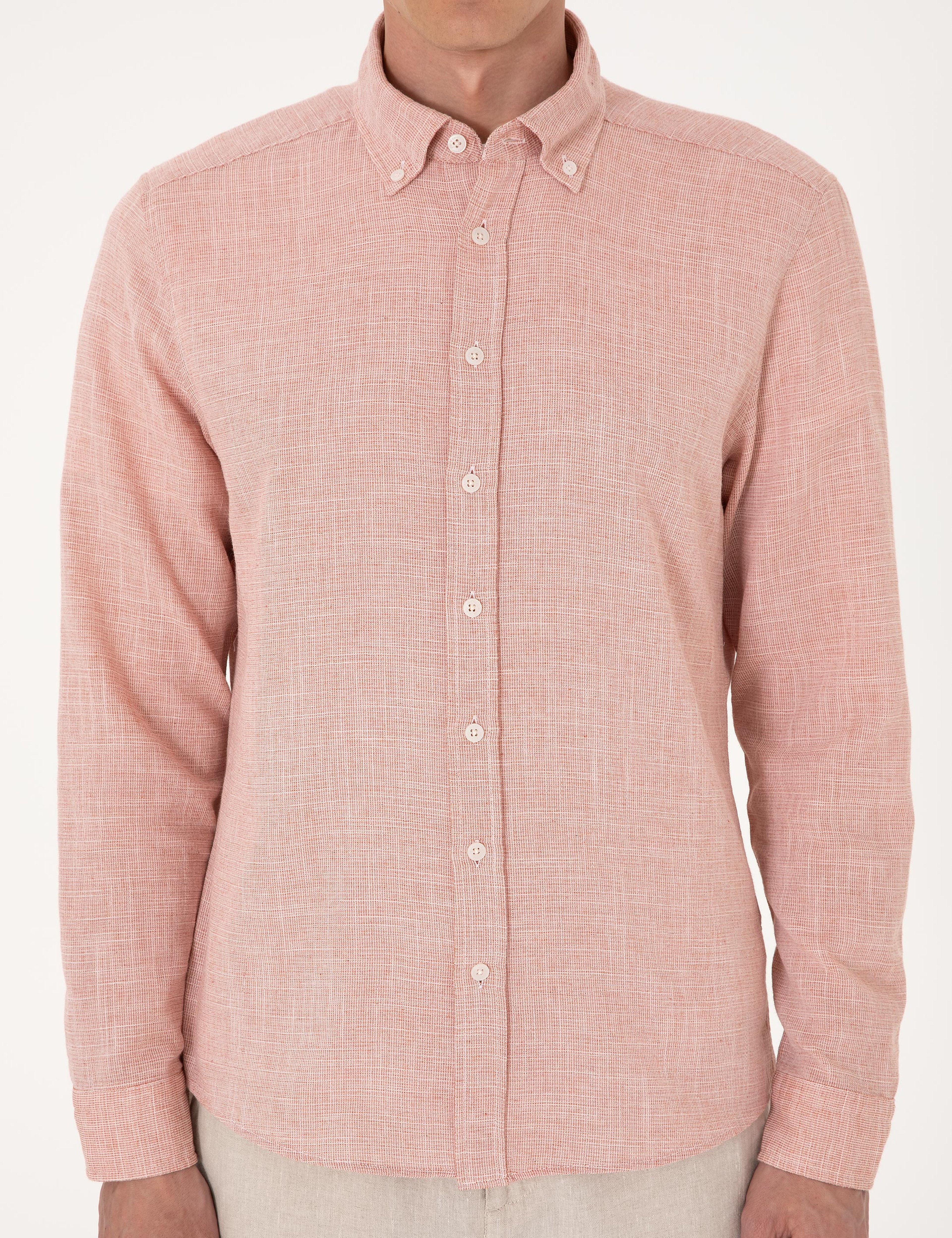 Mercan Regular Fit Uzun Kollu Gömlek - Image 6