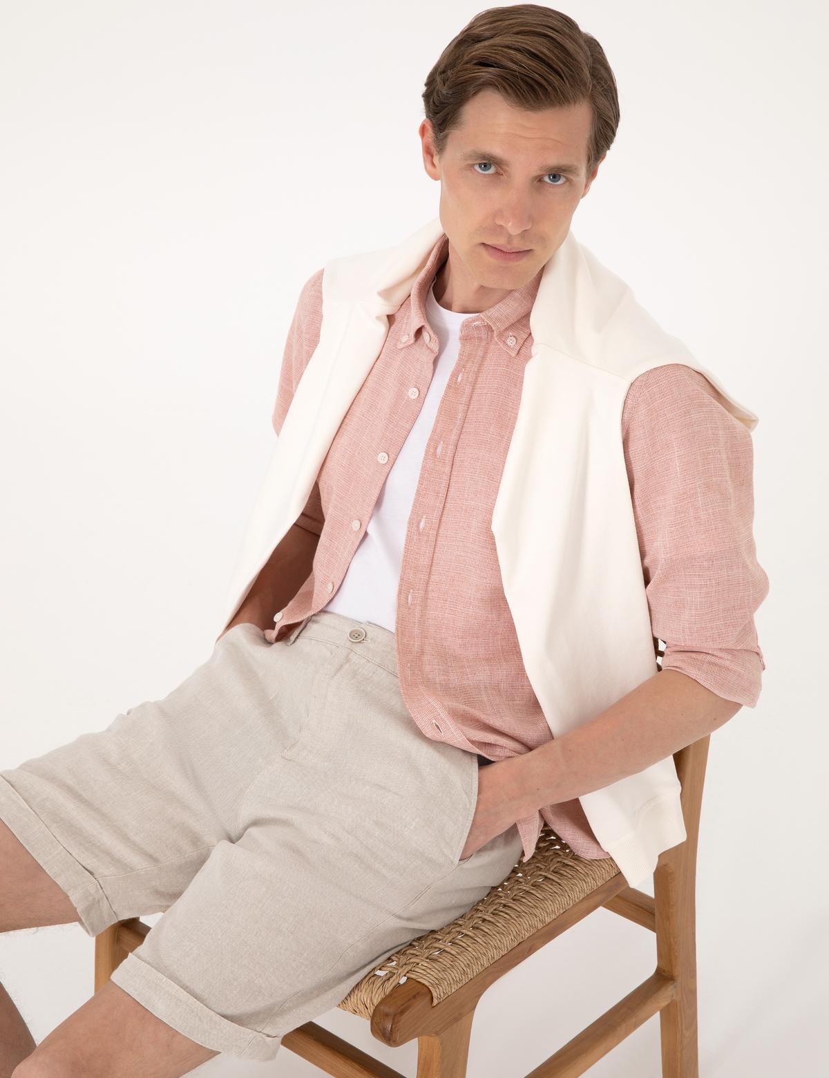 Mercan Regular Fit Uzun Kollu Gömlek - 50307133001