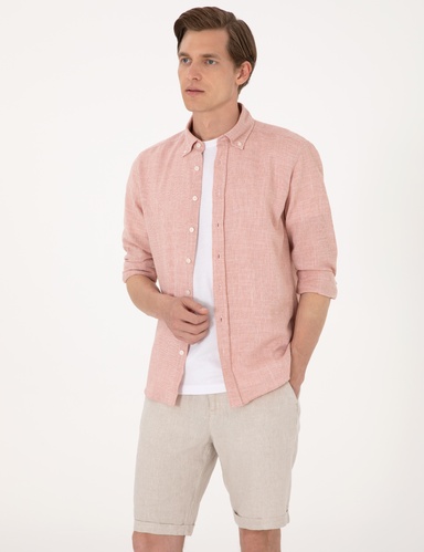 Mercan Regular Fit Uzun Kollu Gömlek