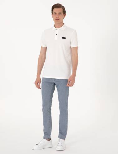 Açık Mavi Slim Fit Jean Pantolon