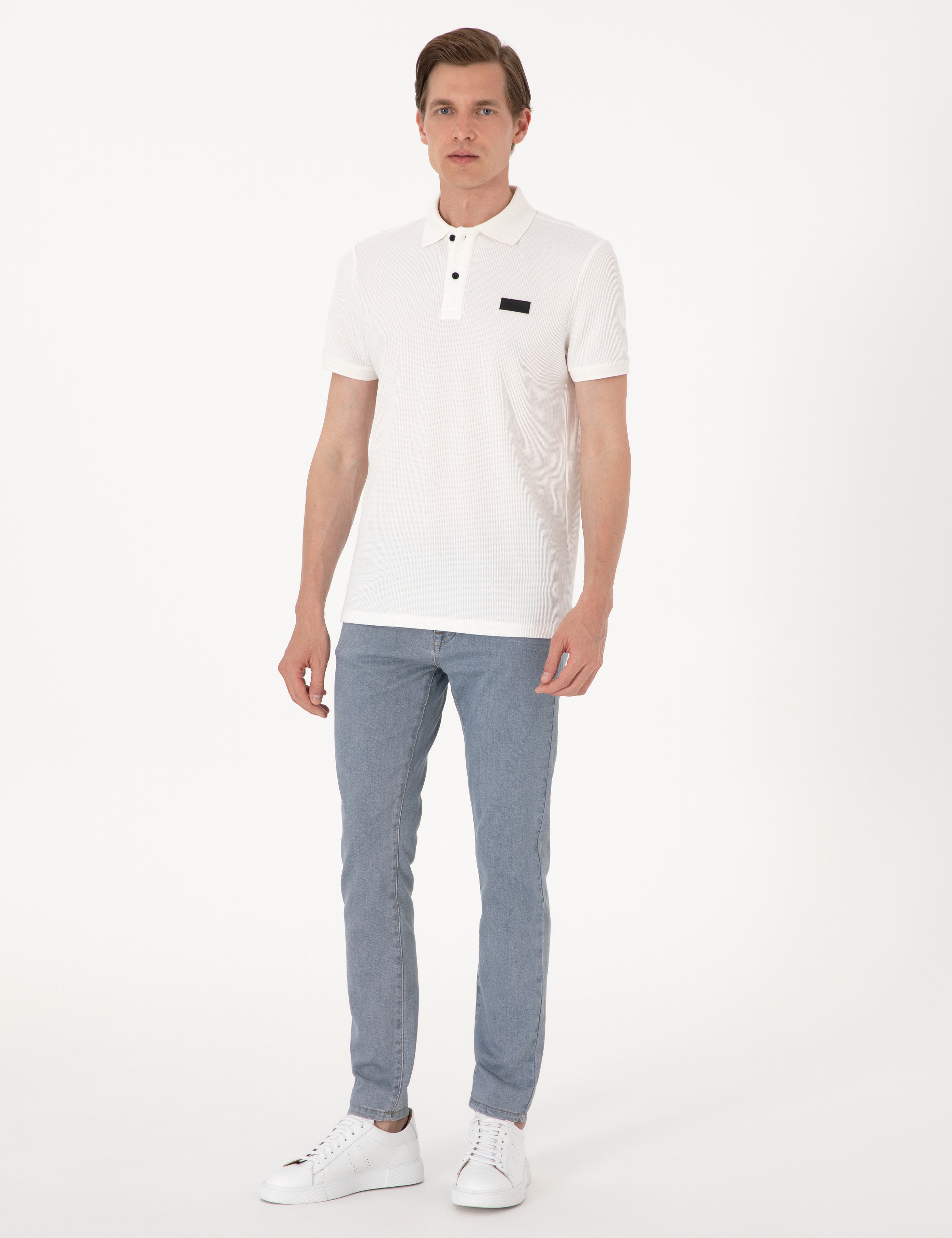 Açık Mavi Slim Fit Jean Pantolon - Image 1