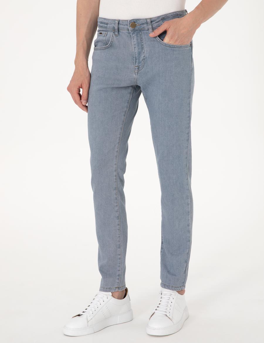 Açık Mavi Slim Fit Jean Pantolon