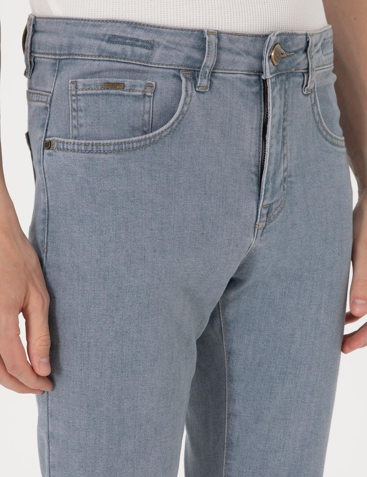 Açık Mavi Slim Fit Jean Pantolon - 50302733013