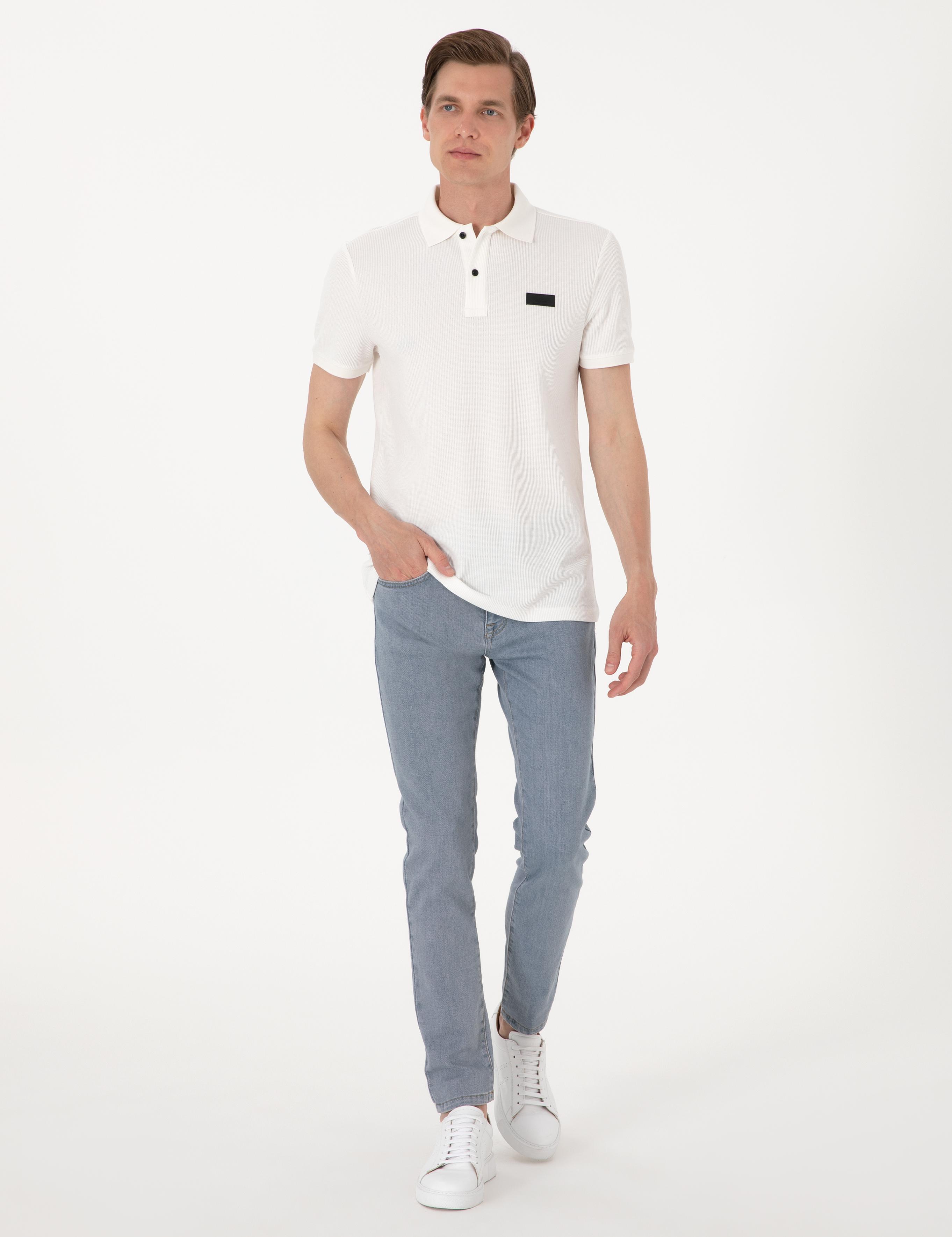 Açık Mavi Slim Fit Jean Pantolon