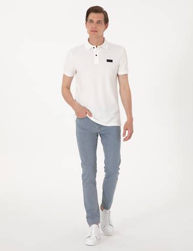 Açık Mavi Slim Fit Jean Pantolon