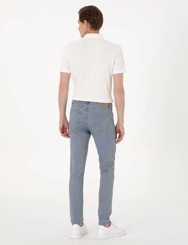 Açık Mavi Slim Fit Jean Pantolon