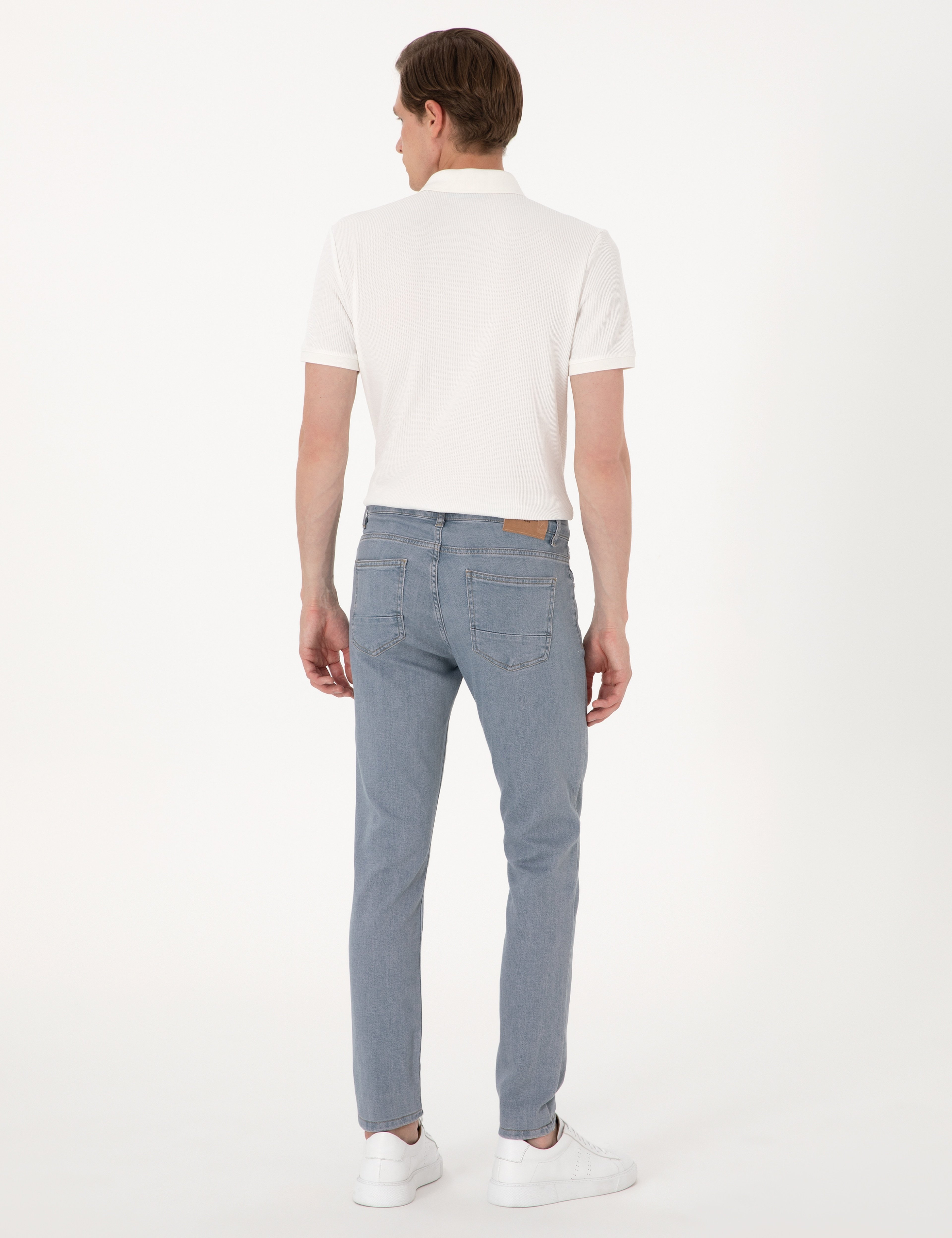 Açık Mavi Slim Fit Jean Pantolon