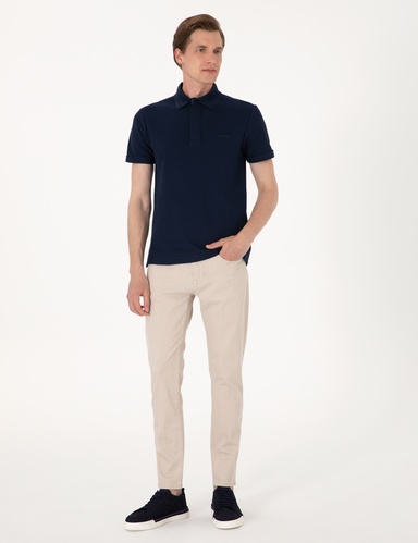 Bej Slim Fit Jean Pantolon