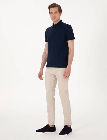 Bej Slim Fit Jean Pantolon