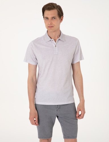Taş Slim Fit Düğmeli Polo Yaka Tişört