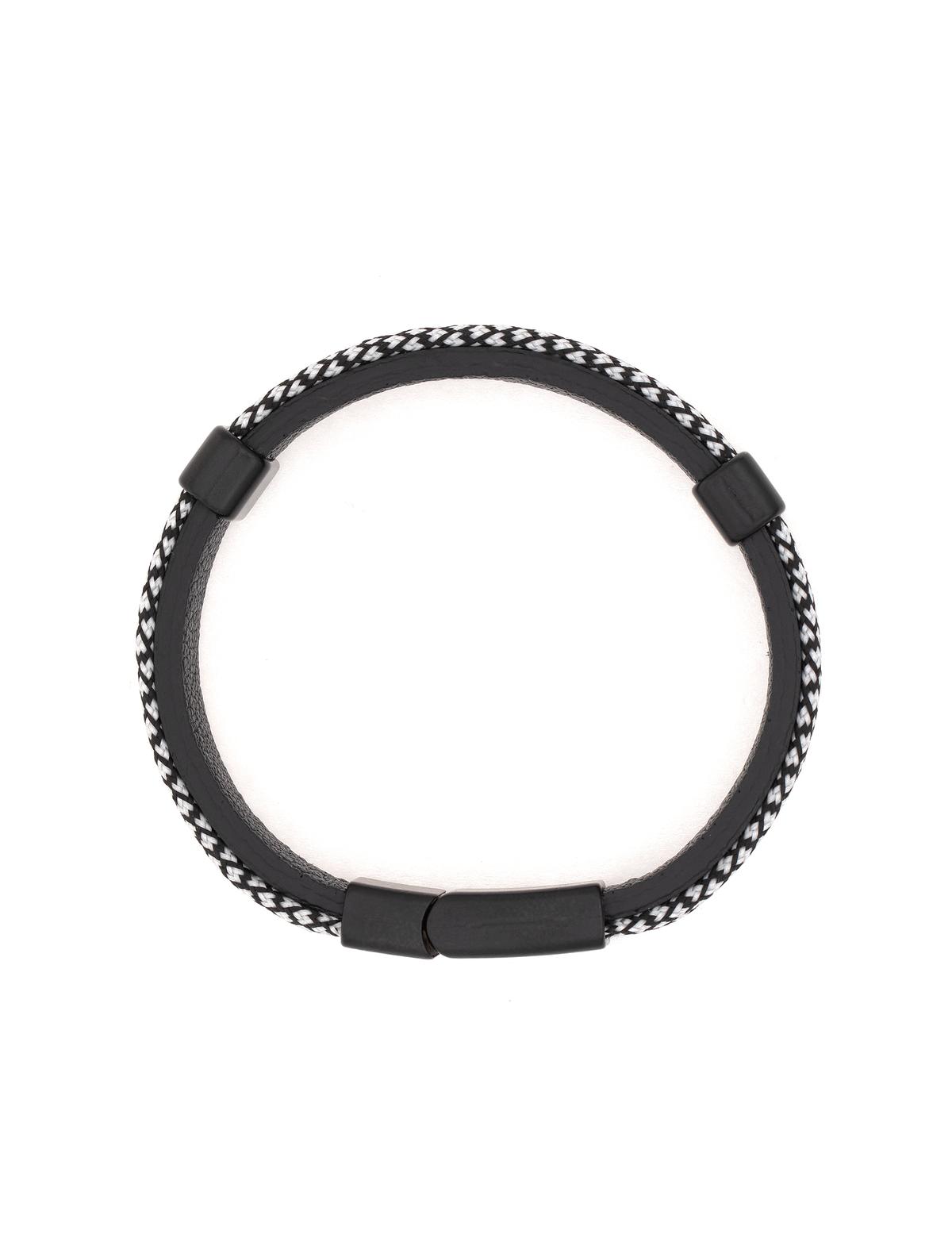 Siyah Deri Bileklik - 50318541001