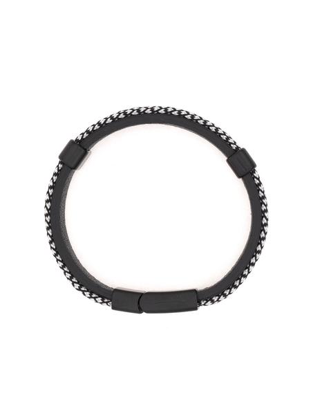 Siyah Deri Bileklik - 50318541001