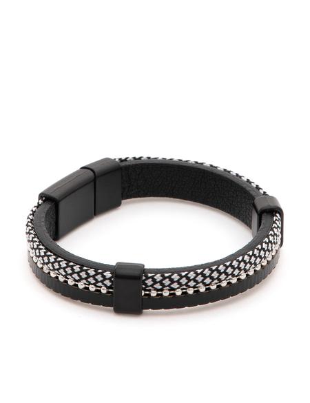 Siyah Deri Bileklik - 50318541001