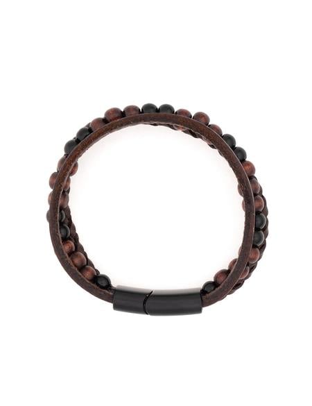 Kahverengi %100 Deri Bileklik - 50318542001