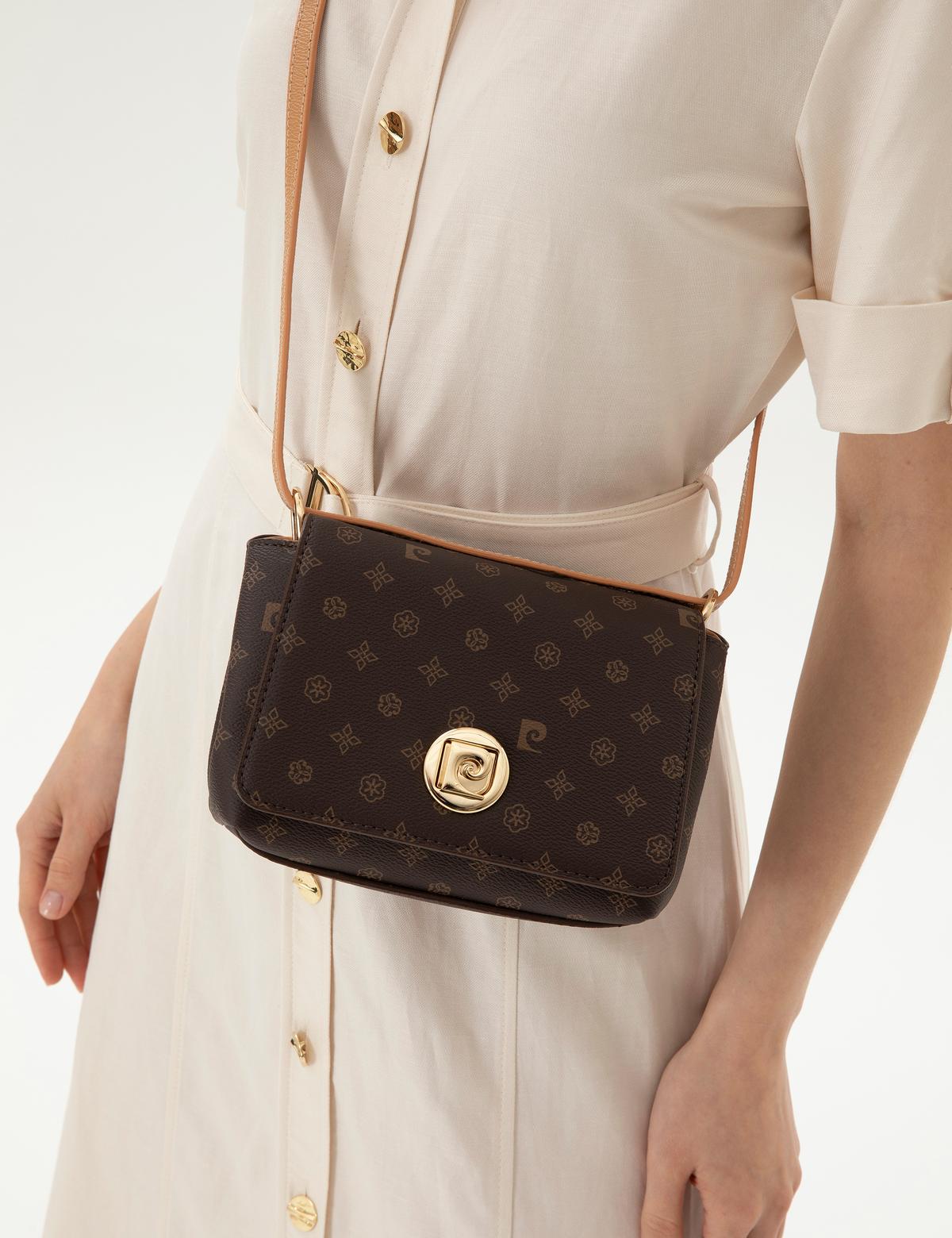 Kahverengi Omuz Çantası - 50318392004