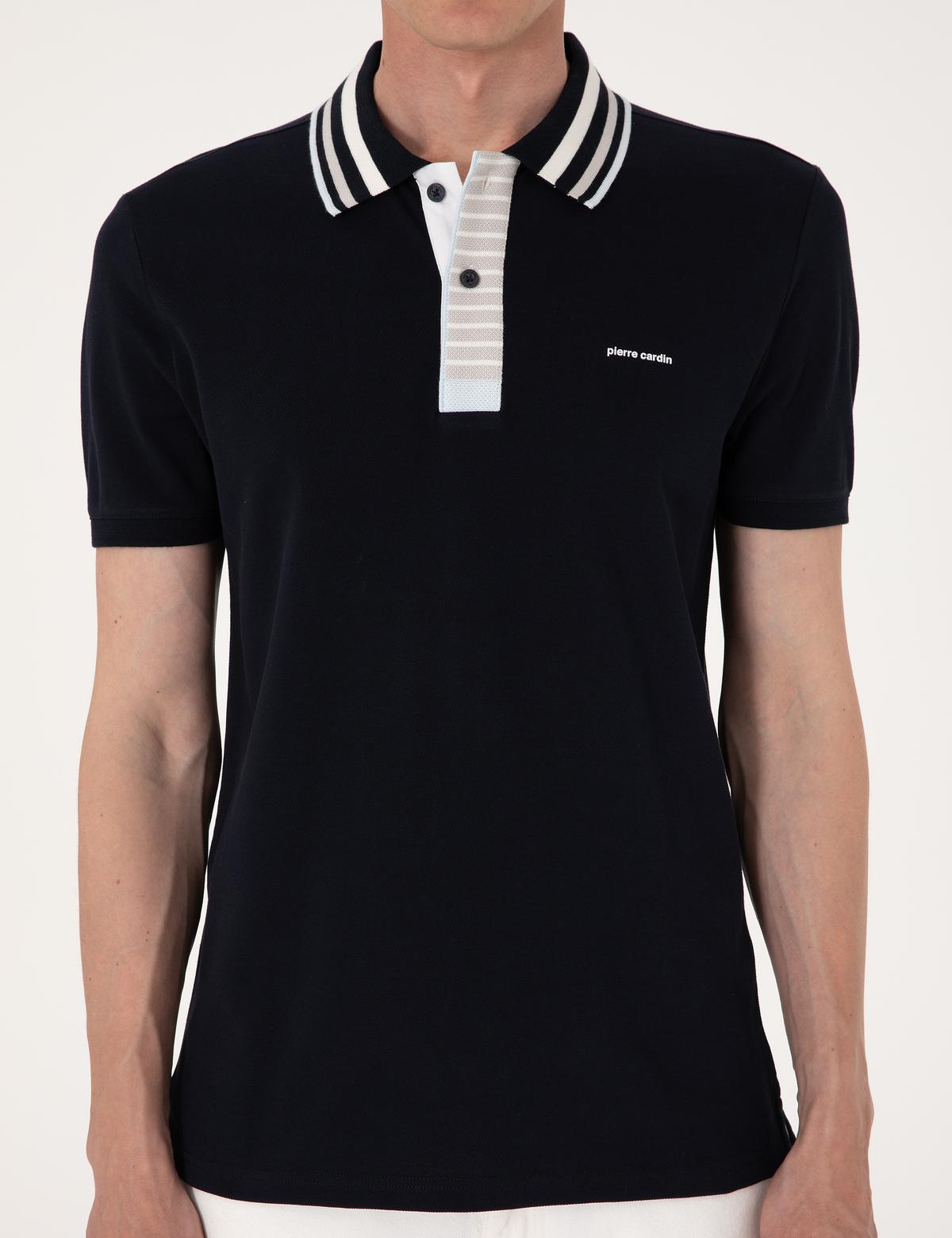 Lacivert Slim Fit Tişört - 50304013005