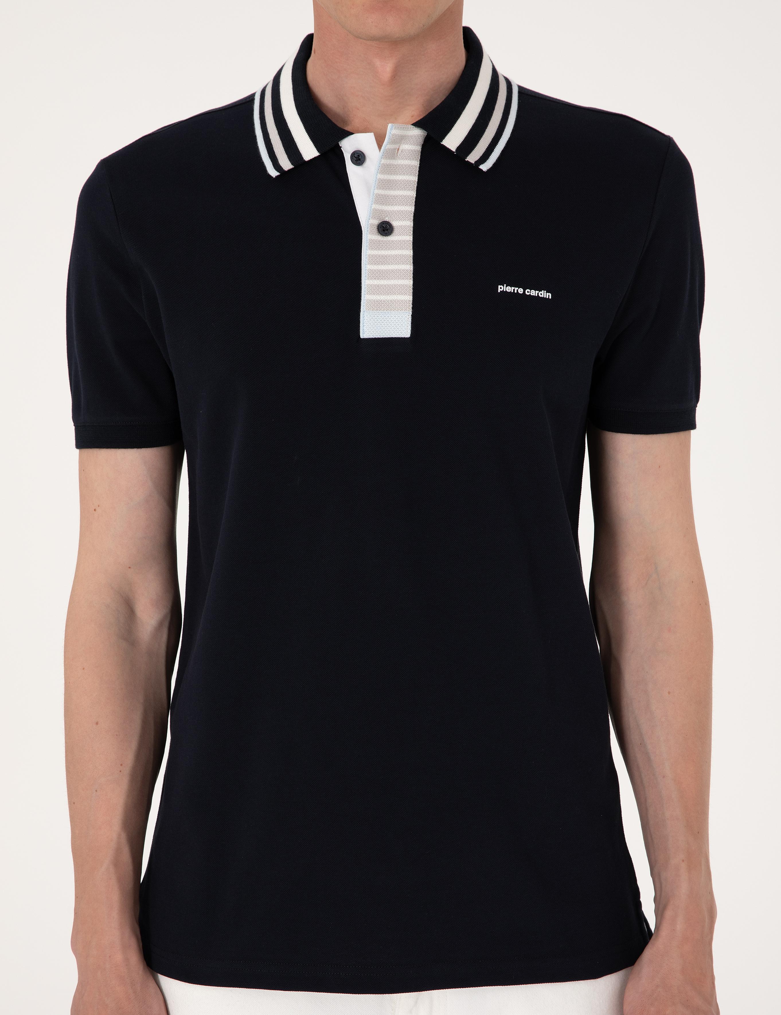 Lacivert Slim Fit Tişört