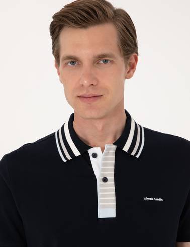 Lacivert Slim Fit Tişört