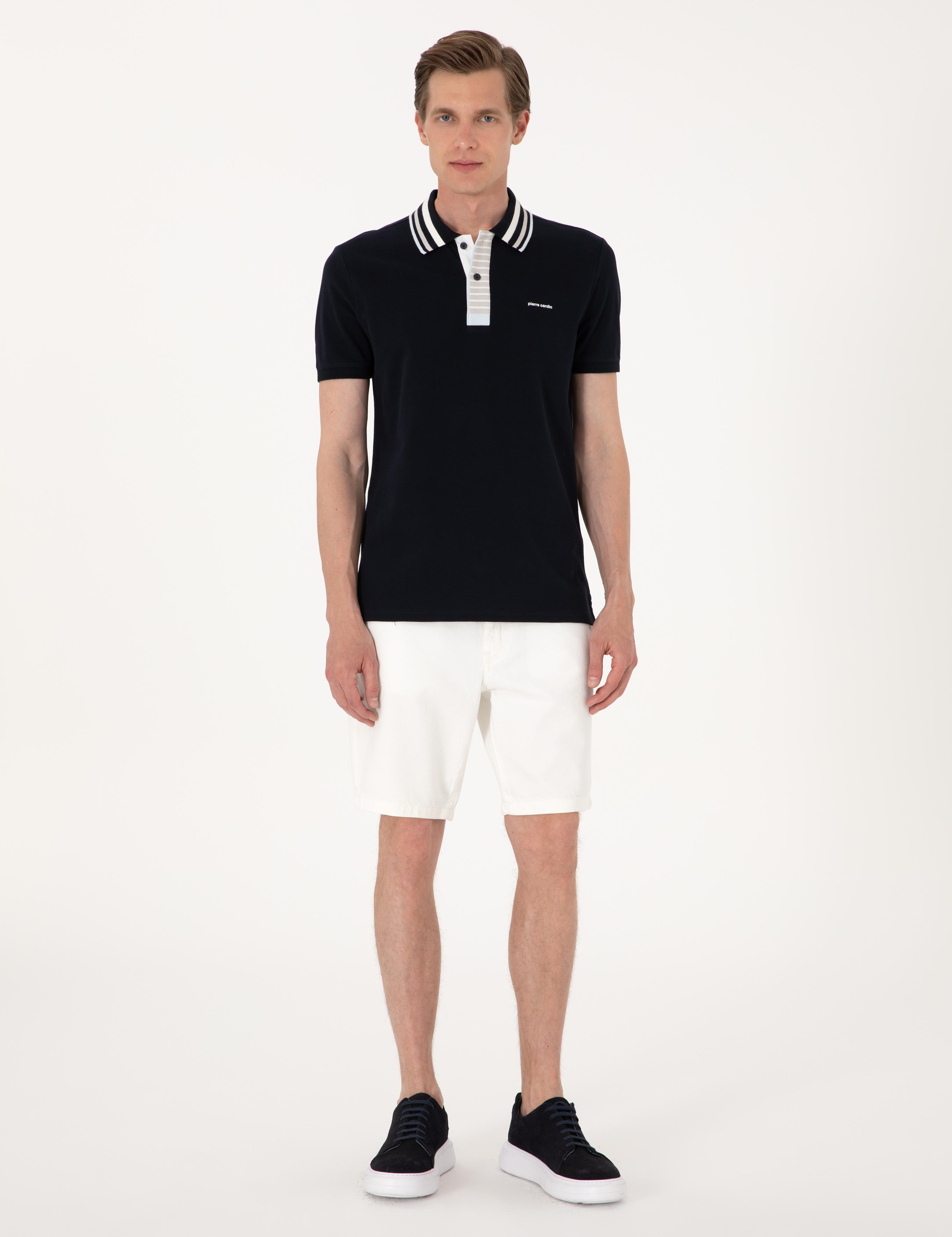 Lacivert Slim Fit Tişört