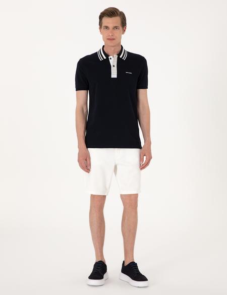 Lacivert Slim Fit Tişört - 50304013005