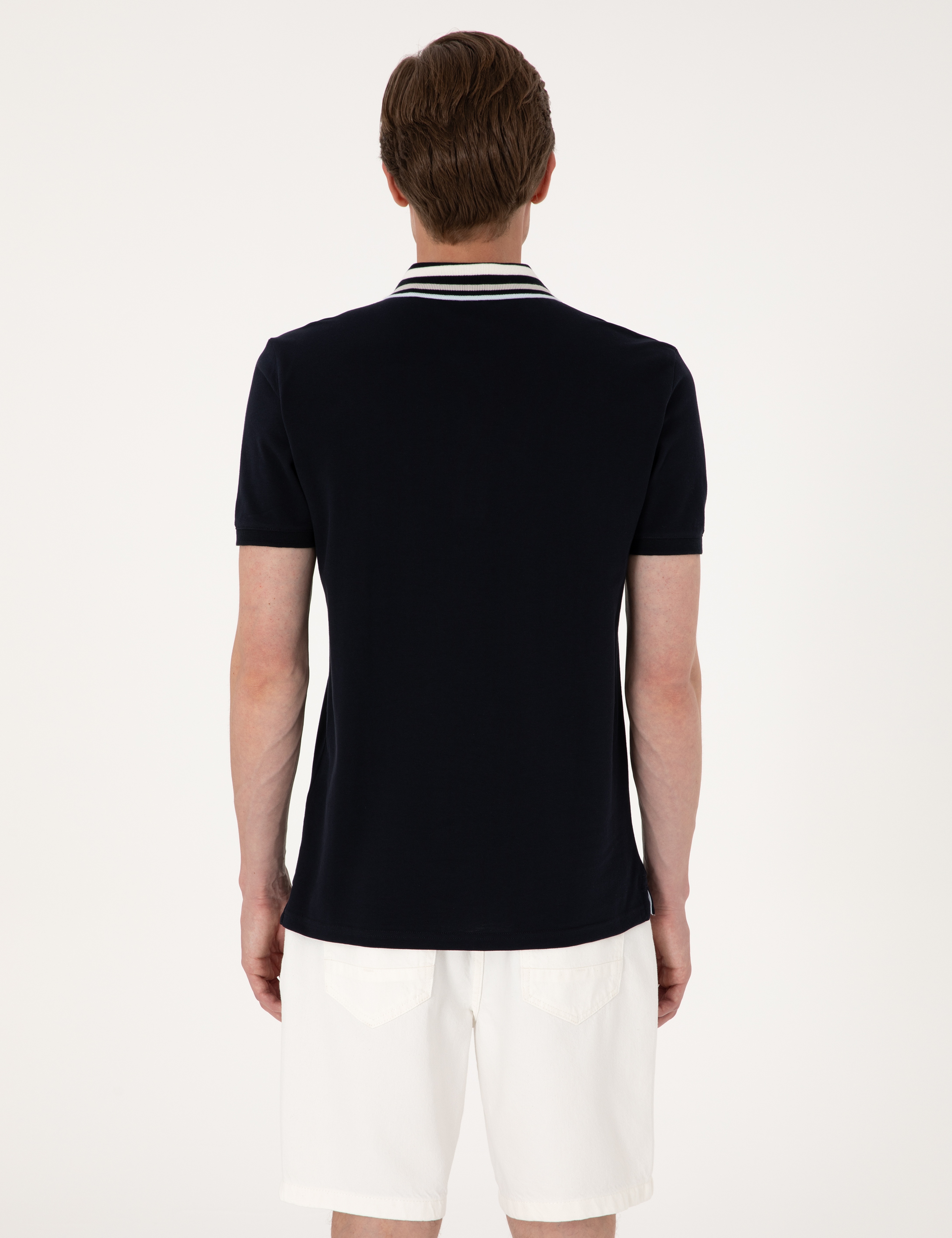 Lacivert Slim Fit Tişört - Image 5