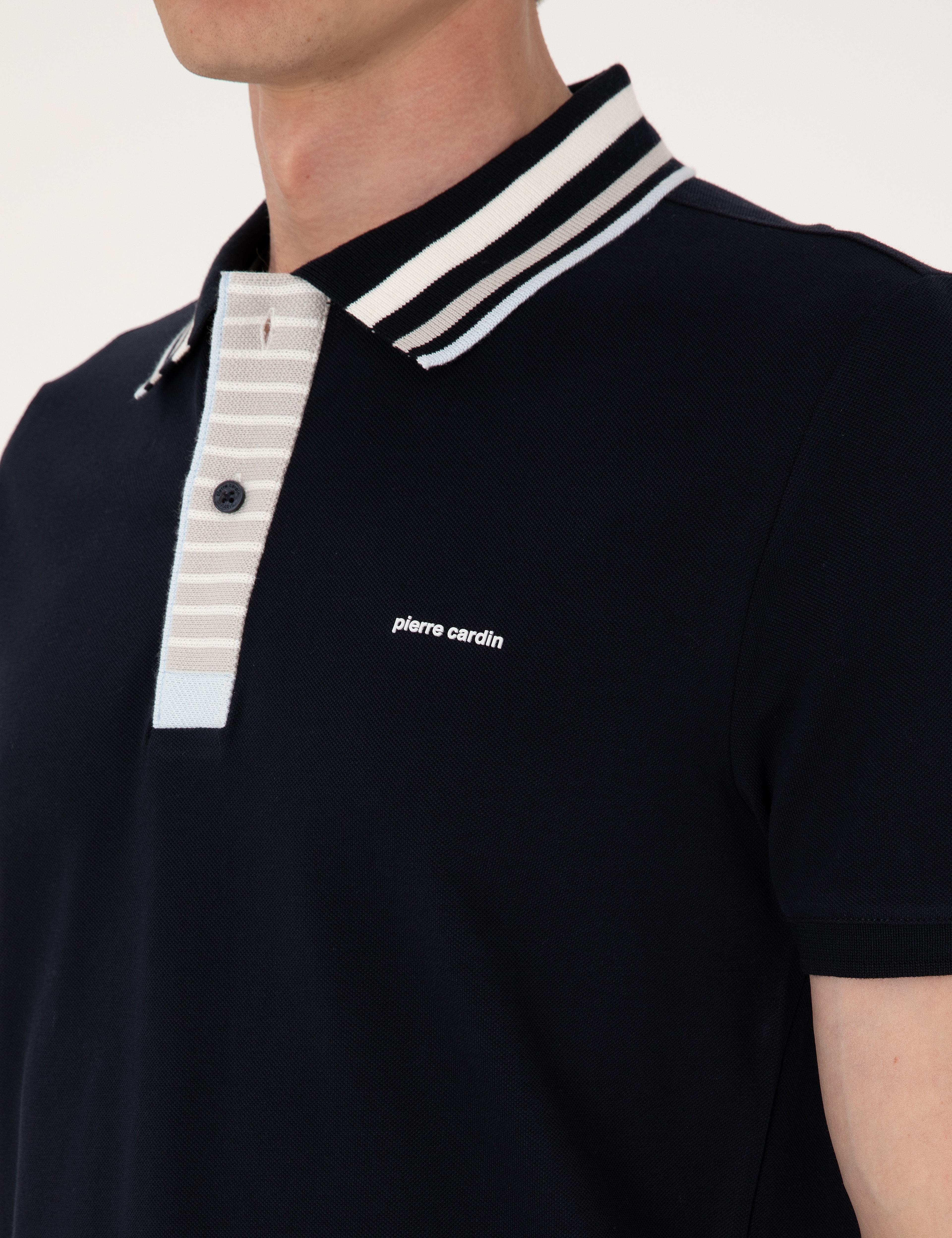Lacivert Slim Fit Tişört