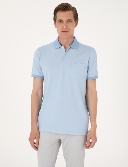 Açık Mavi Regular Fit Tişört - 50306862012