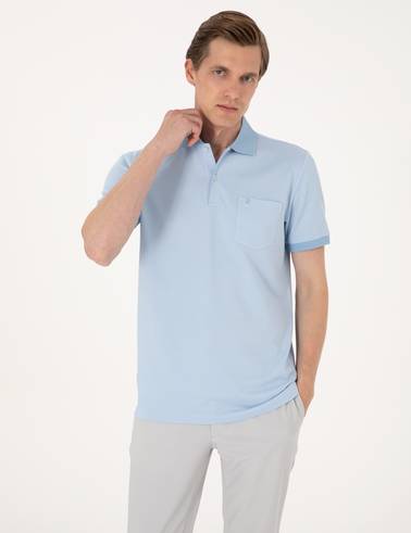 Açık Mavi Regular Fit Tişört