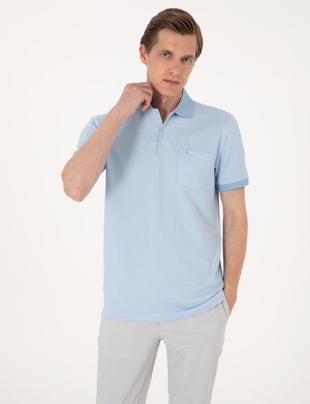 Açık Mavi Regular Fit Tişört - 50306862012