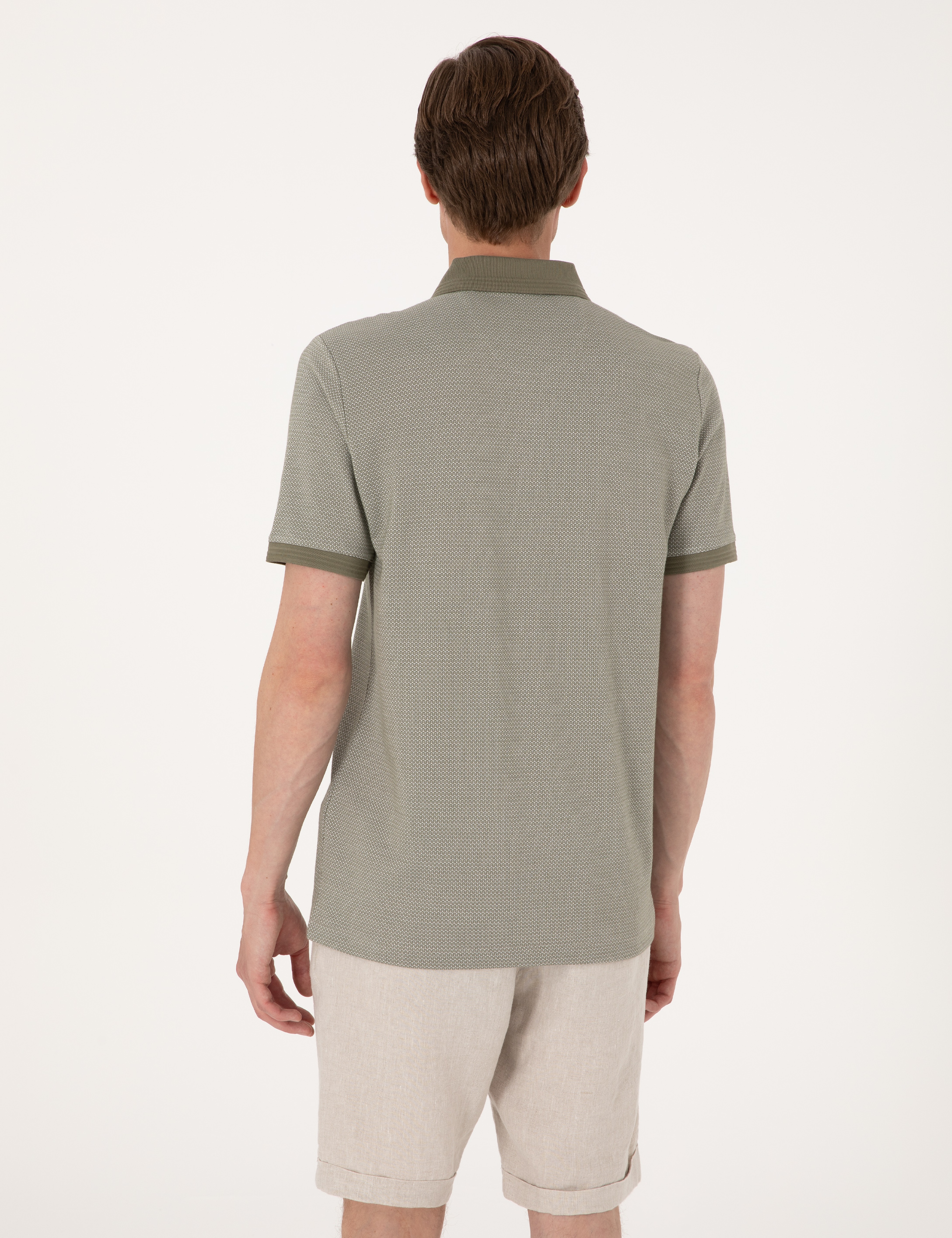 Haki Regular Fit Tişört - Image 5
