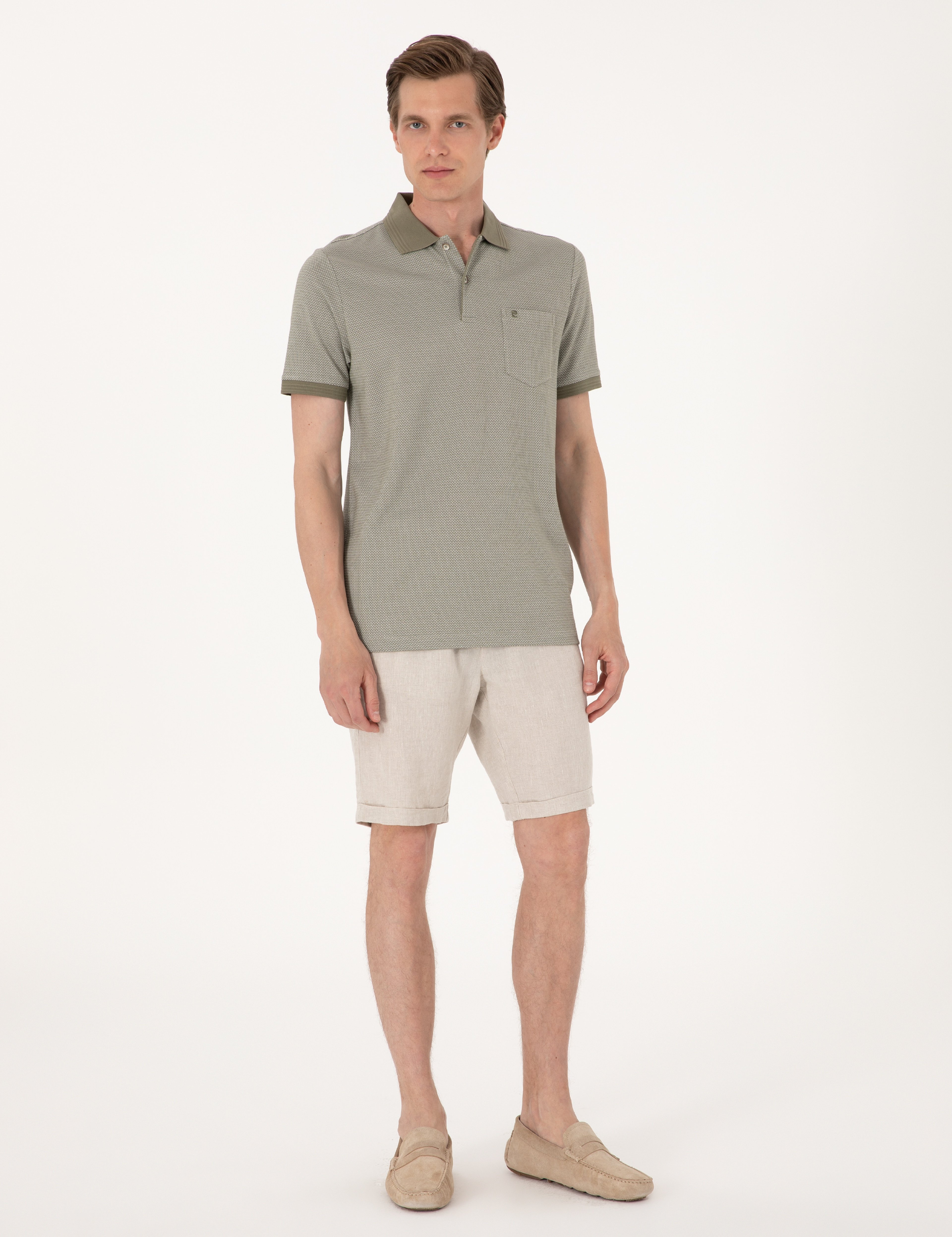 Haki Regular Fit Tişört