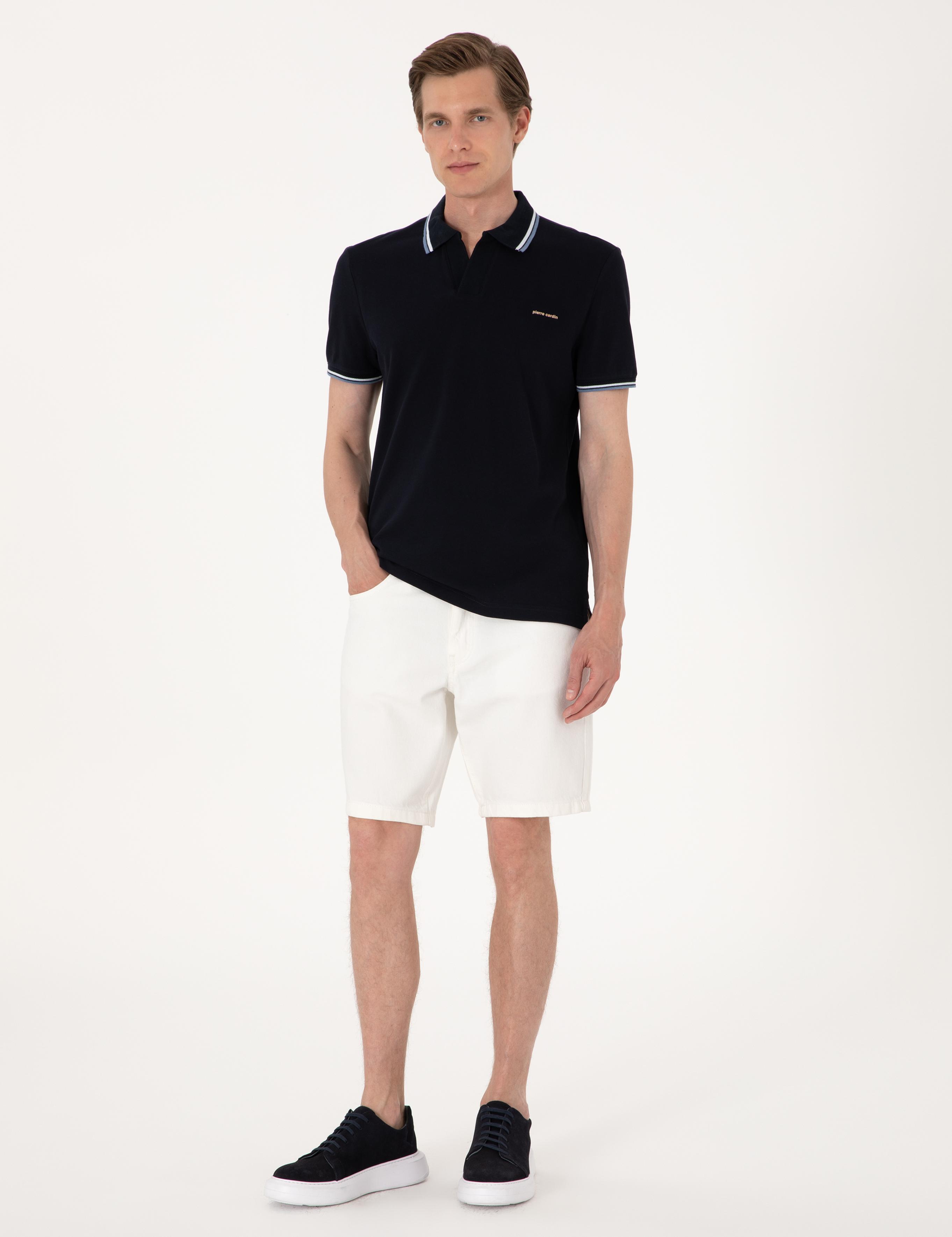 Lacivert Slim Fit Tişört