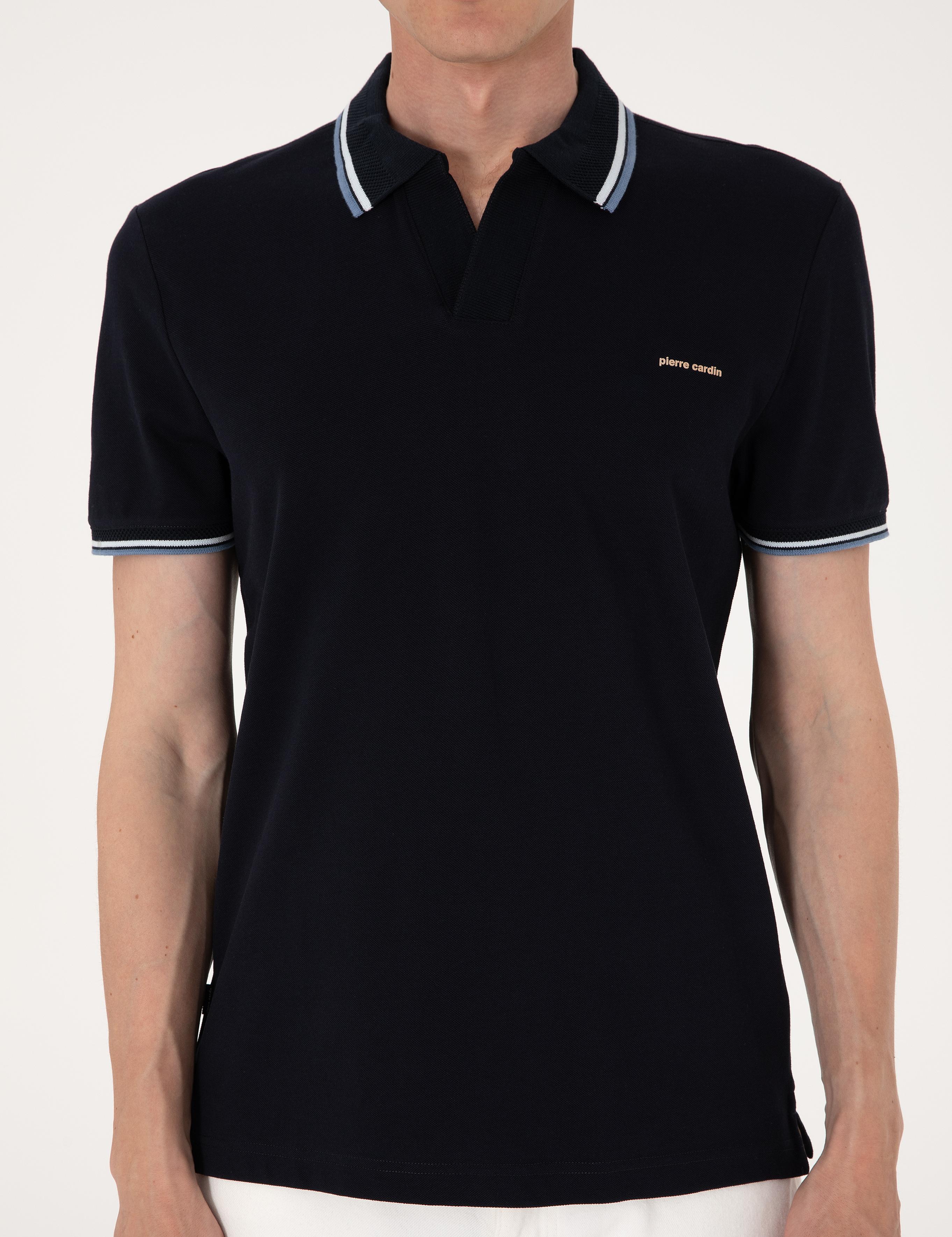 Lacivert Slim Fit Tişört