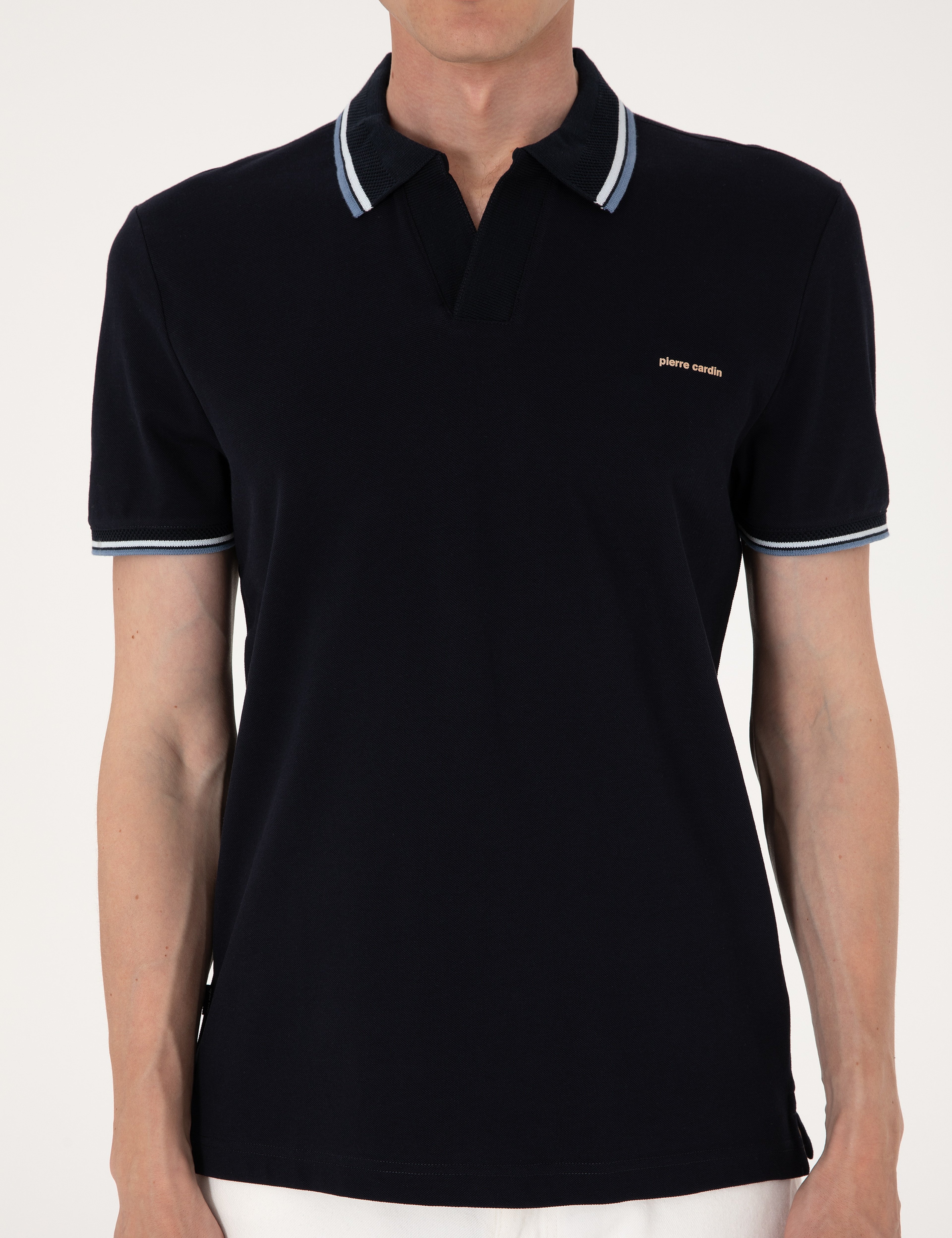 Lacivert Slim Fit Tişört