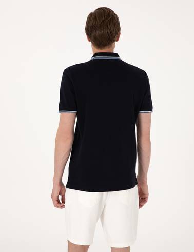 Lacivert Slim Fit Tişört