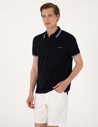 Lacivert Slim Fit Tişört